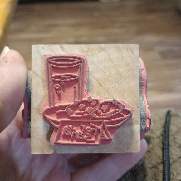 Cookies For Santa Cube Rubber Stamps - Picture 5 of 5